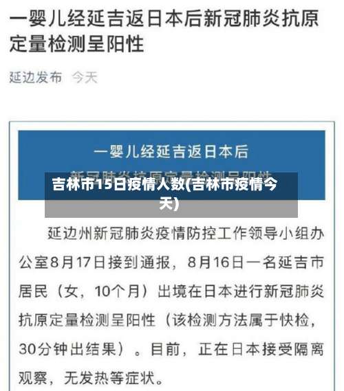 吉林市15日疫情人数(吉林市疫情今天)-第1张图片