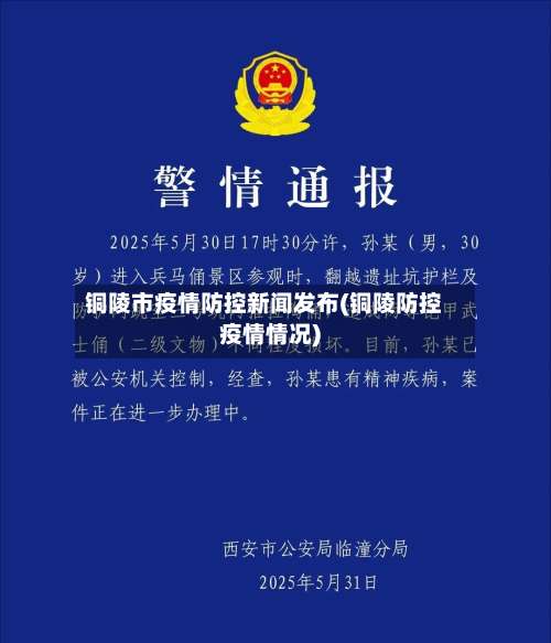 铜陵市疫情防控新闻发布(铜陵防控疫情情况)-第1张图片
