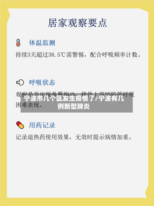 宁波市几个区发生疫情了/宁波有几例新型肺炎-第2张图片