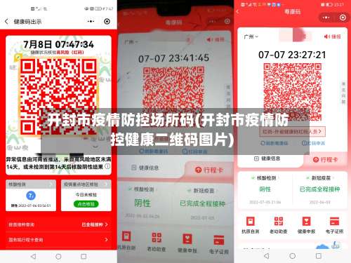 开封市疫情防控场所码(开封市疫情防控健康二维码图片)-第1张图片